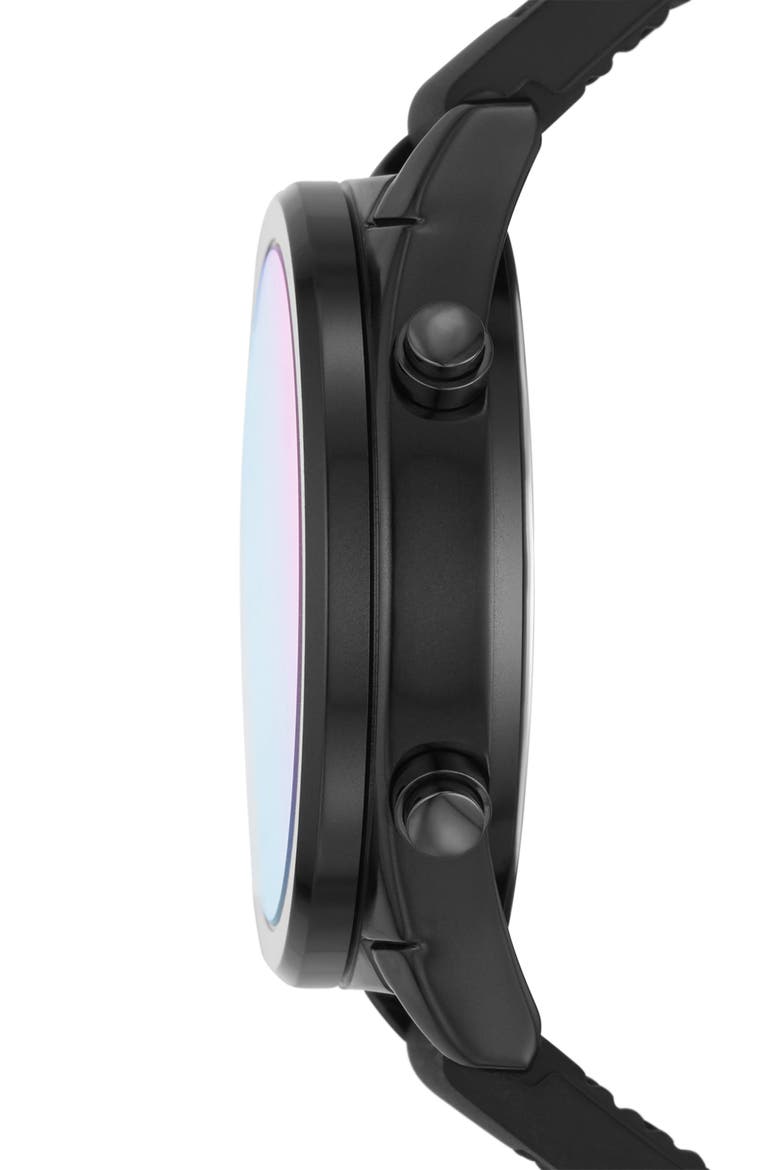 Kentwood Digital Silicone Strap Watch, Alternate, color, BLACK