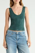 BDG Urban Outfitters Tapestry V-Neck Crop Tank
