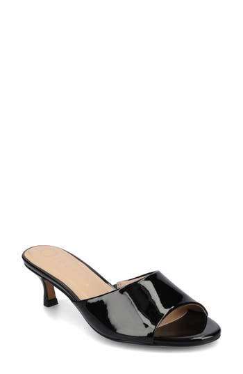 JOURNEE COLLECTION JOURNEE COLLECTION JEYLAH KITTEN HEEL SLIDE SANDAL 