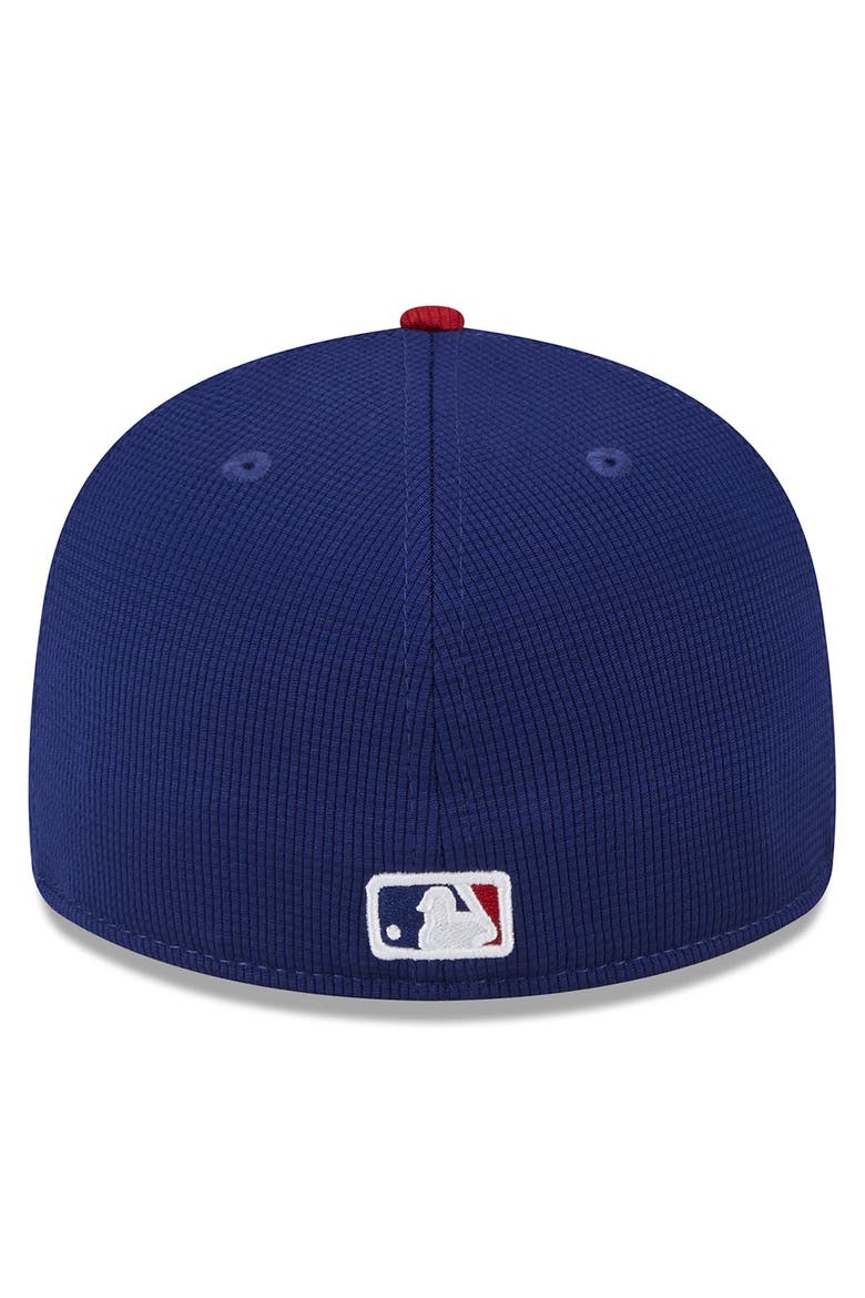 Men's New Era  Navy Philadelphia Phillies 2024 Batting Practice Low Profile 59FIFTY Fitted Hat, Alternate, color, Navy