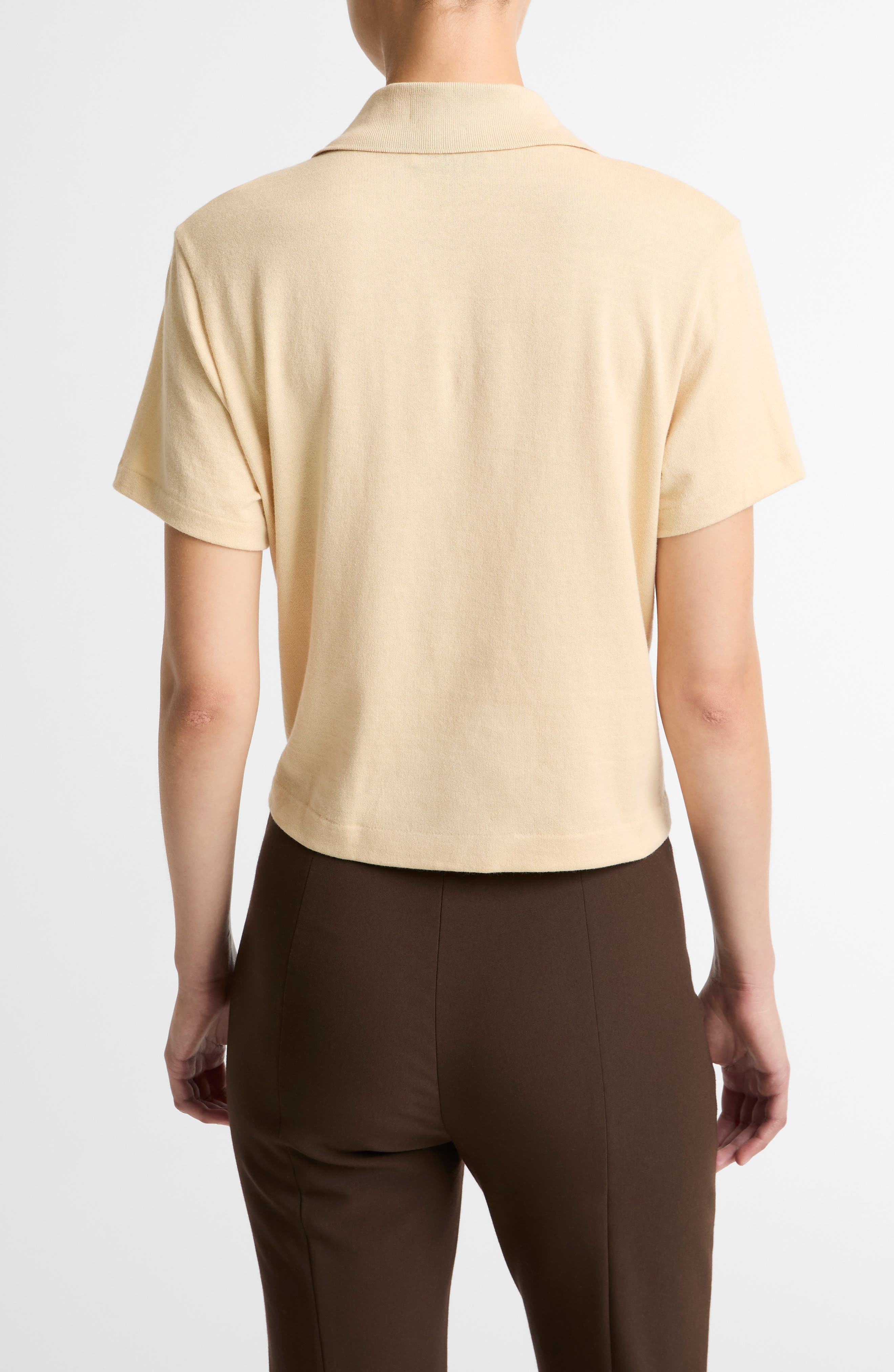 Pocket Crop Cotton Polo - image 4