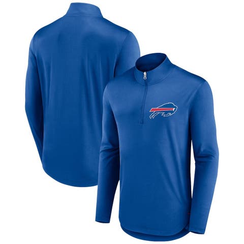 Men's Fanatics Branded Royal Buffalo Bills Tough Minded Quarter-Zip Top