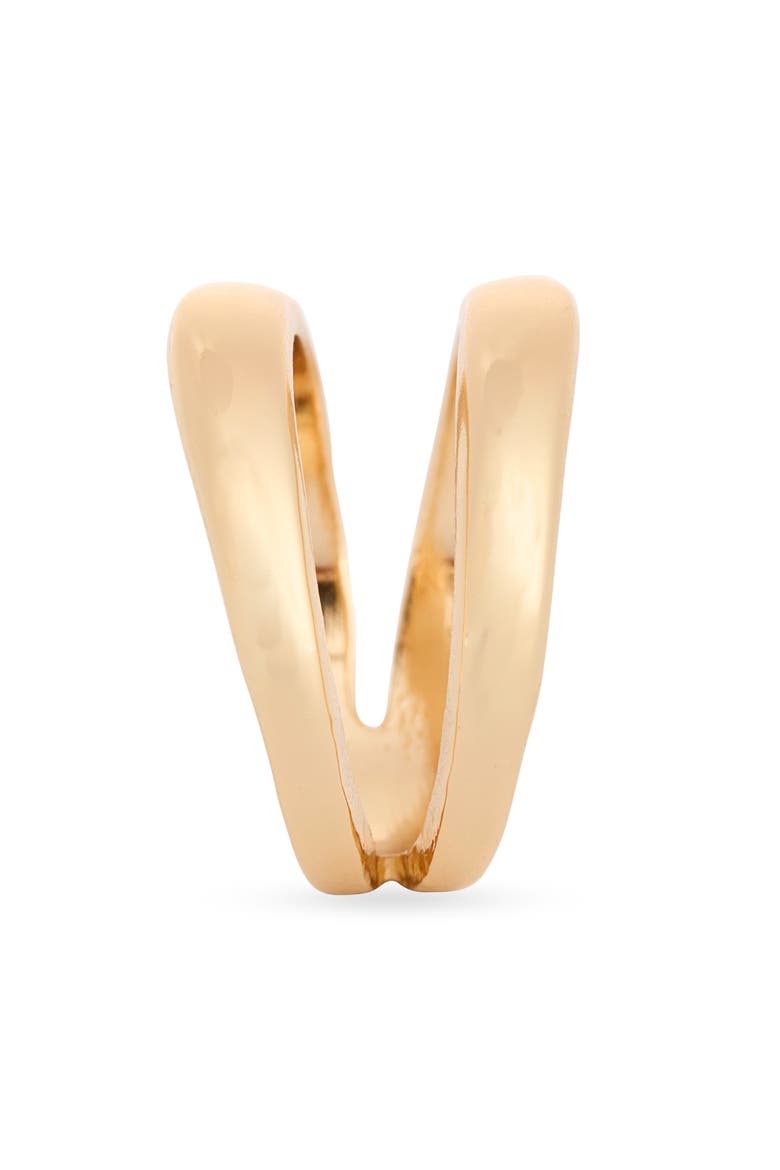 Open Ring, Alternate, color, GOLD