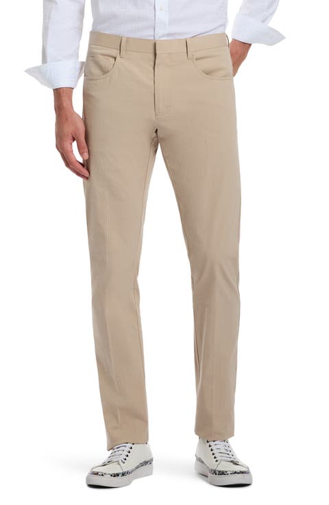Rayburn Jacquard Straight Leg Pants