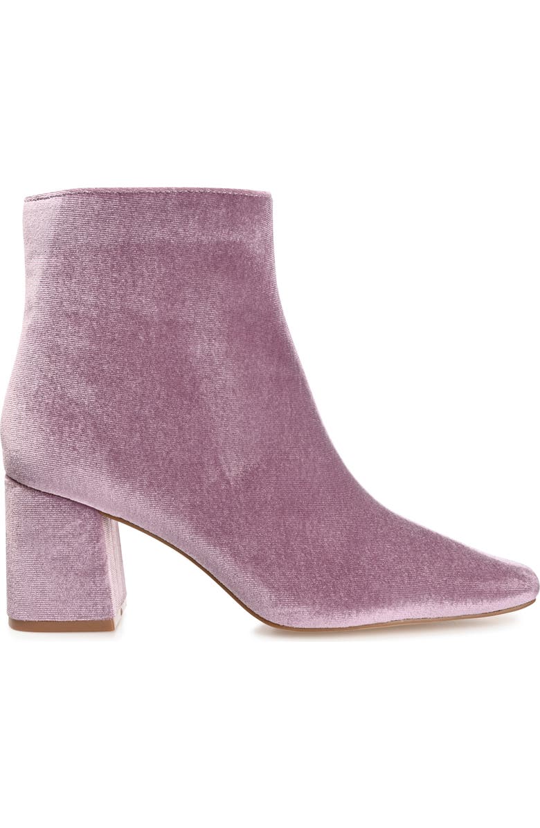 Journee Collection Hazara Block Heel Bootie, Alternate, color, Lilac