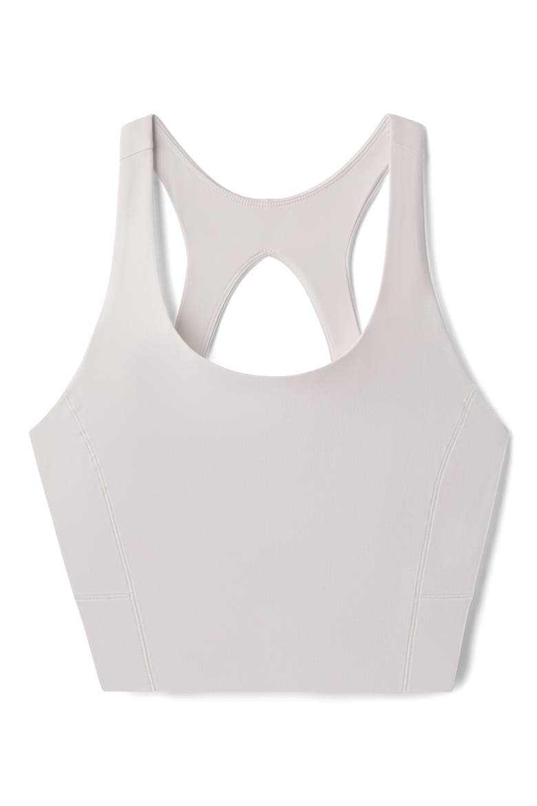 Revive Scoop Longline Bra, Alternate, color, SNOW WHITE