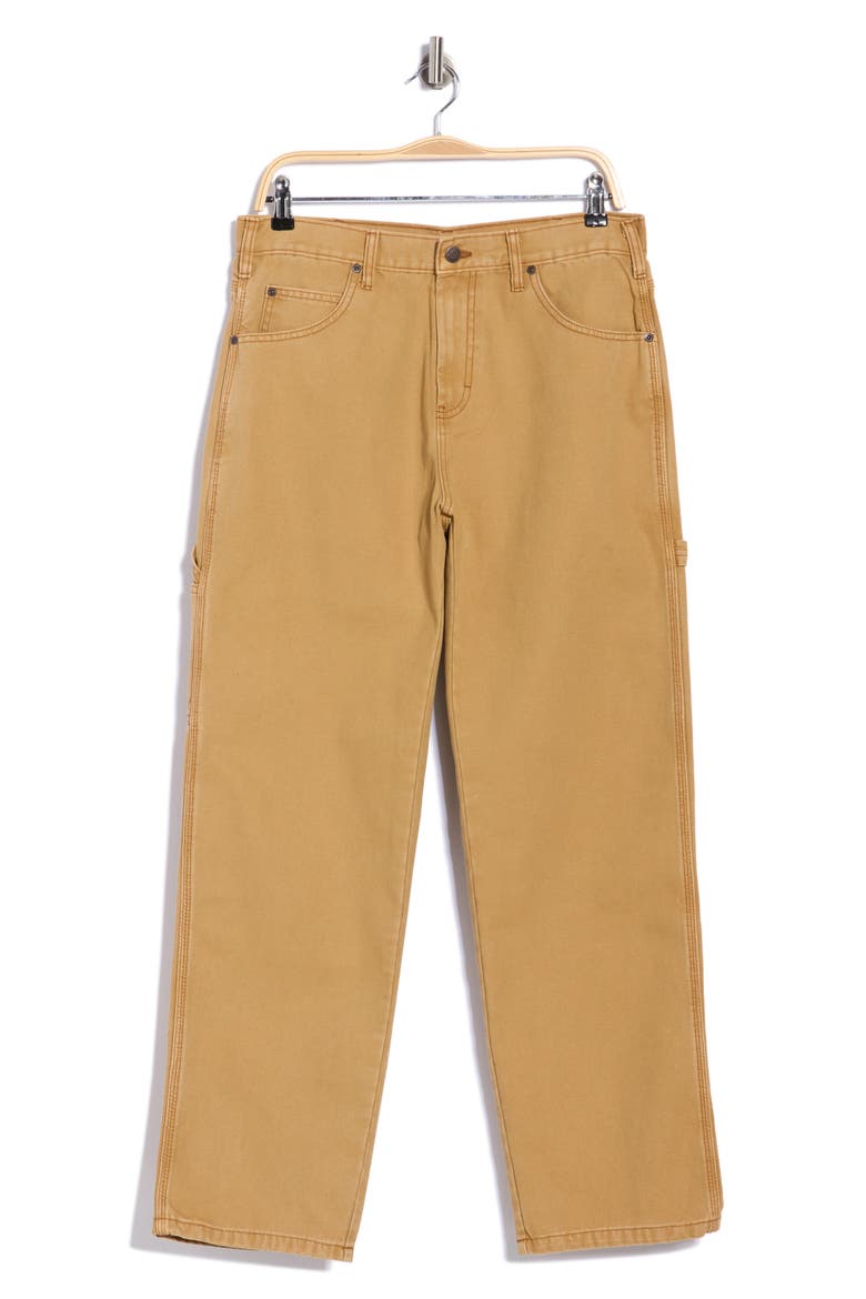 Worn In Carpenter Duck Pants, Main, color, WD MEDIUM BROWN GROUP