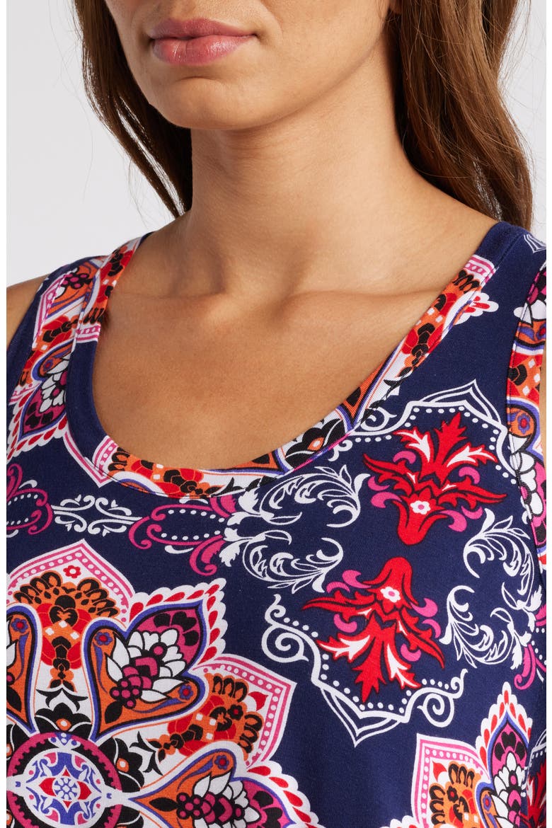 Swing Tank, Alternate, color, NAVY HOT PINK