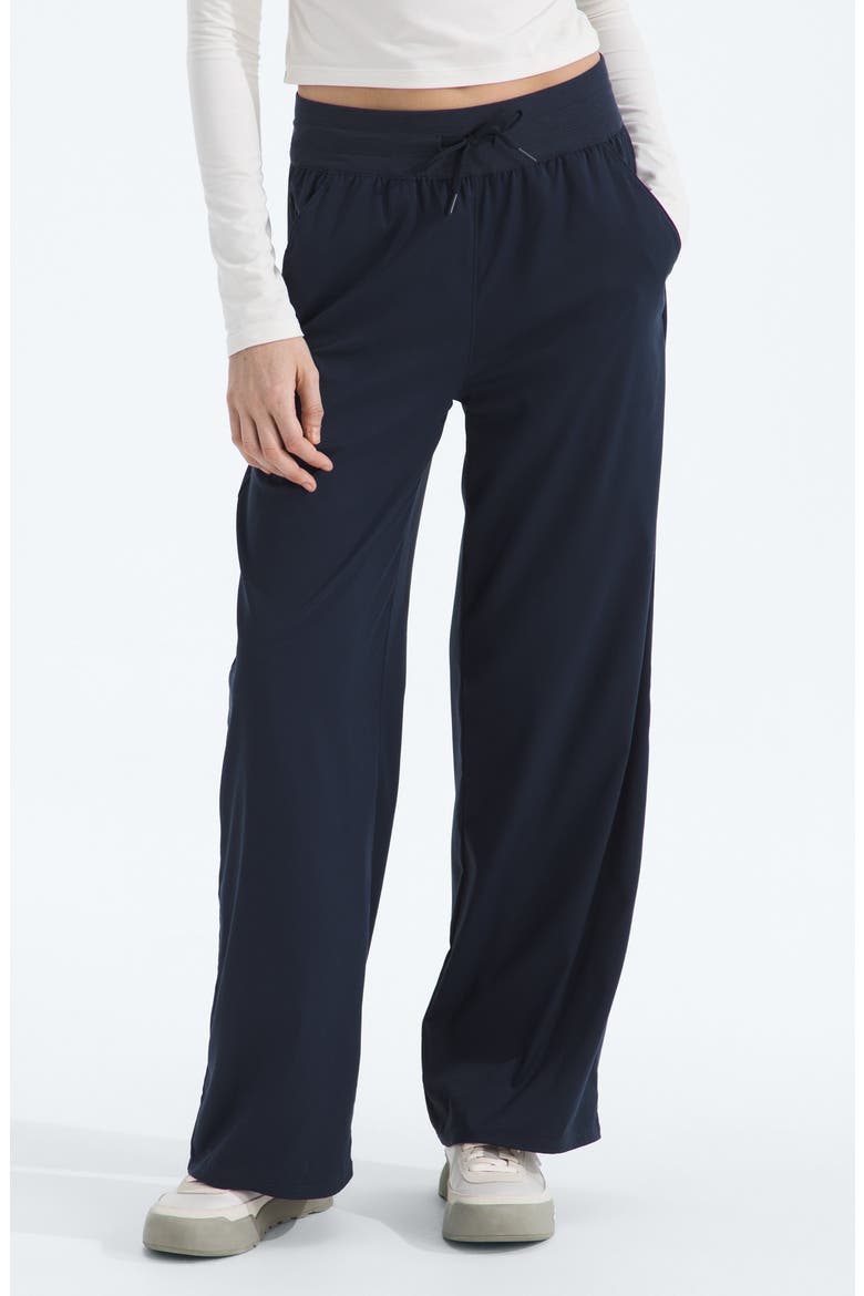 Aphrodite Arise Wide Leg Pants, Main, color, SUMMIT NAVY