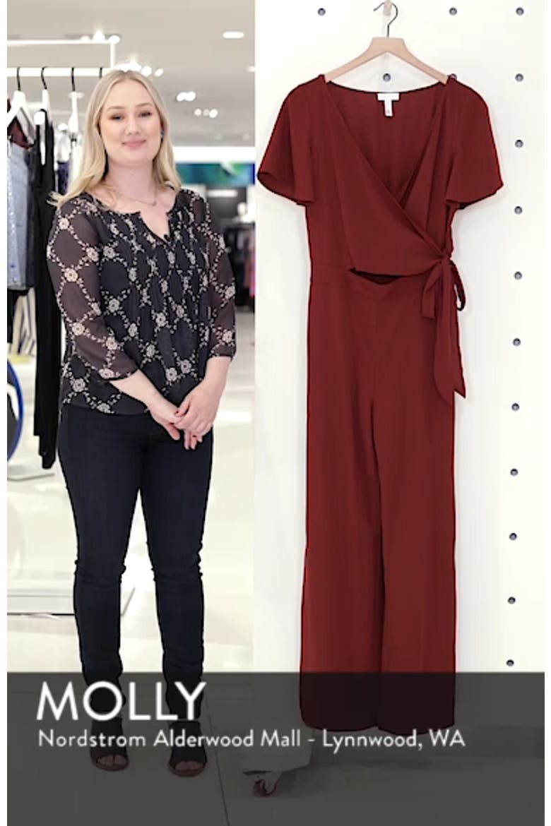 Surplice Jumpsuit video