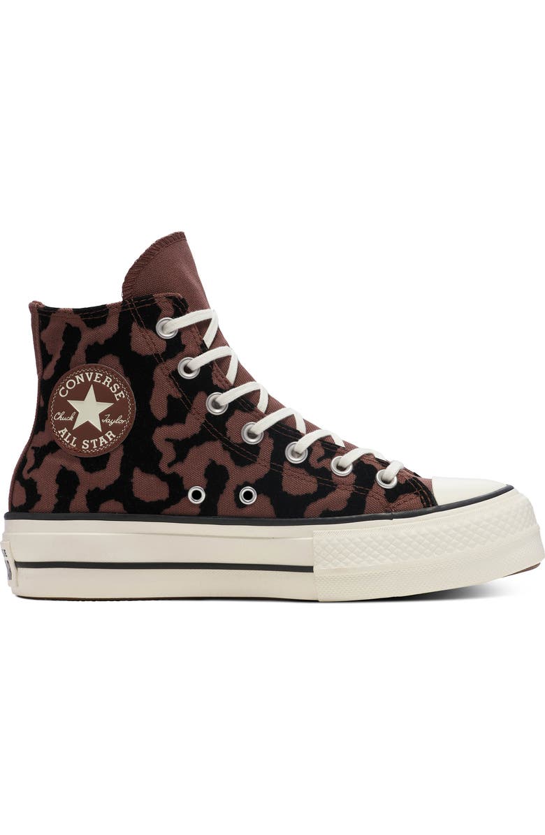 Converse Chuck Taylor<sup>®</sup> All Star<sup>®</sup> Lift High Top Platform Sneaker, Alternate, color, Bear Nap/ Black/ Egret