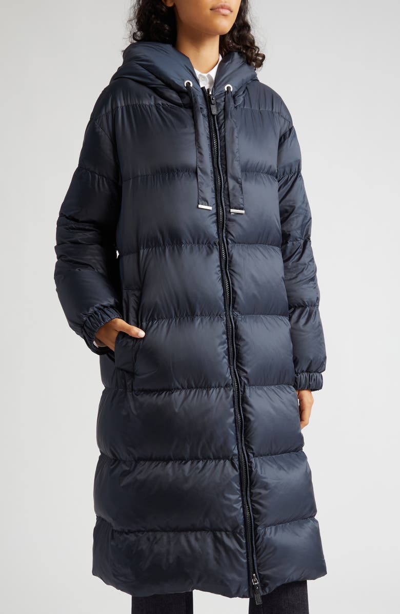 Max Mara Seipa Hooded Down Coat, Alternate, color, 