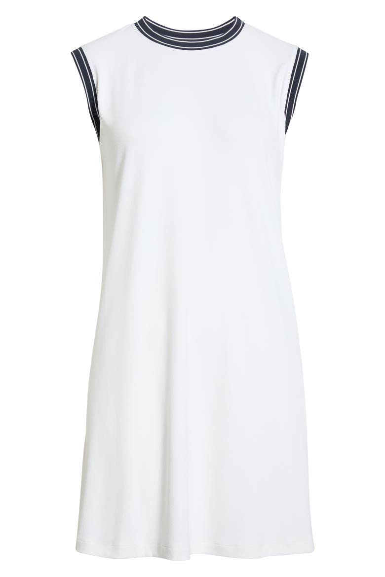 Endo Court Sleeveless Minidress, Alternate, color, WHITE / BLUE NIGHTS