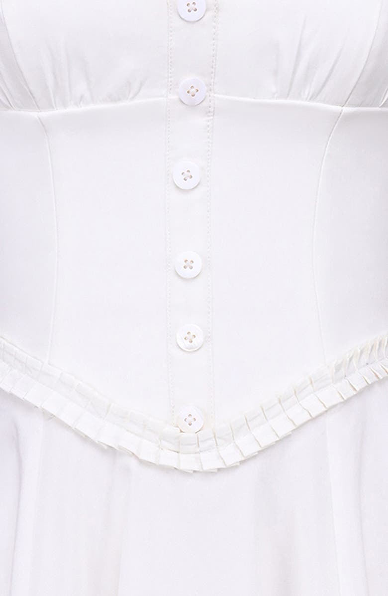 HOUSE OF CB Georgie Midi Dress, Alternate, color, White