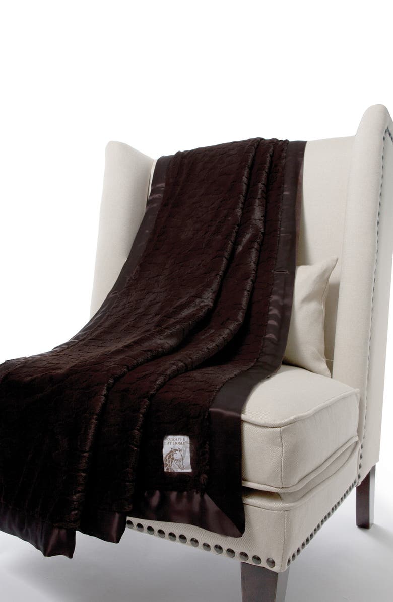 Giraffe at Home Luxe<sup>™</sup> Embossed Throw, Alternate, color, 