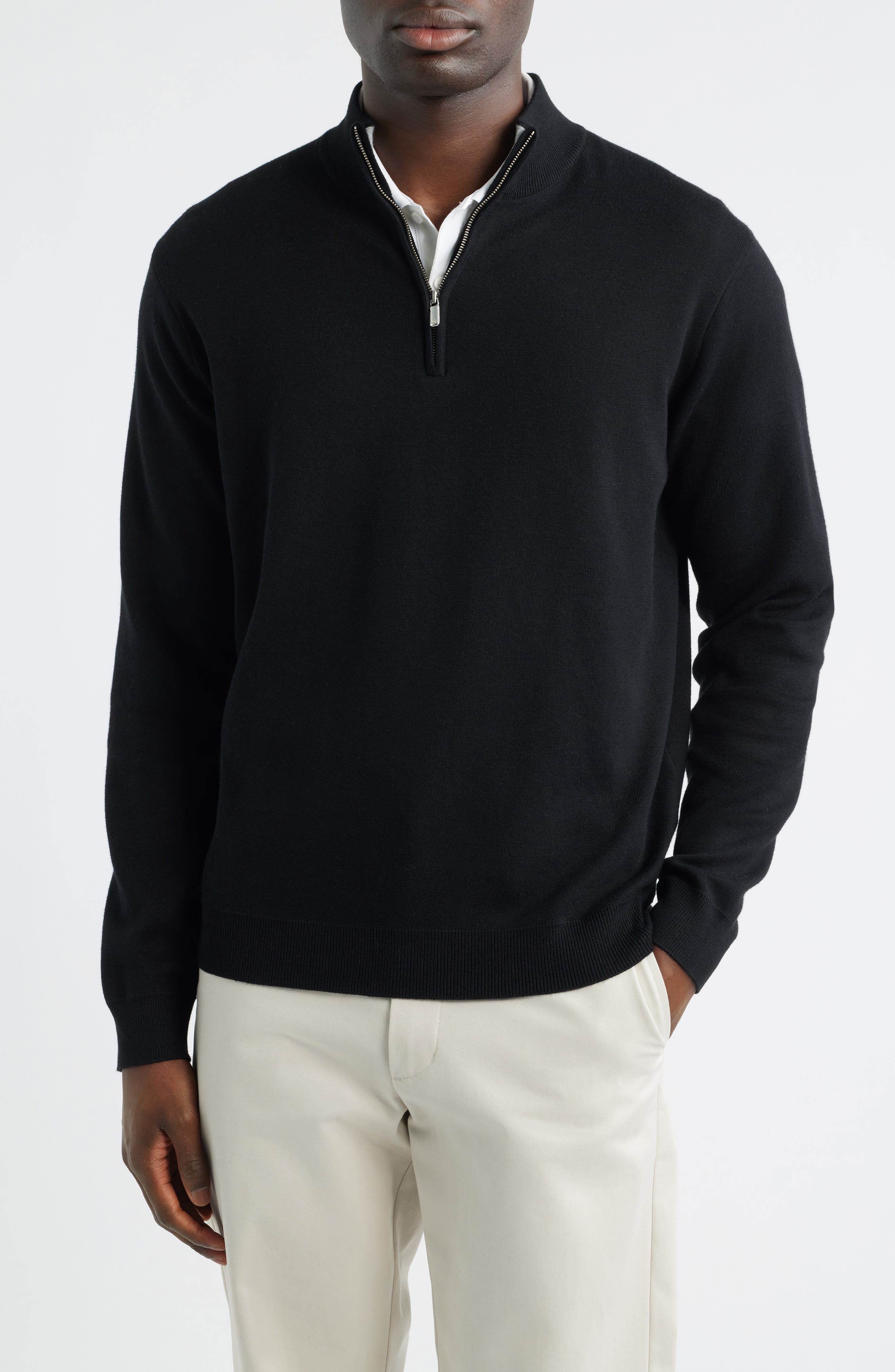 Мужские Peter Millar Coolspun Lite Quarter Zip Sweater