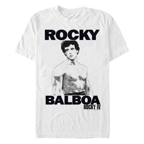 Men's Rocky IV Balboa Sketch  Graphic T-Shirt