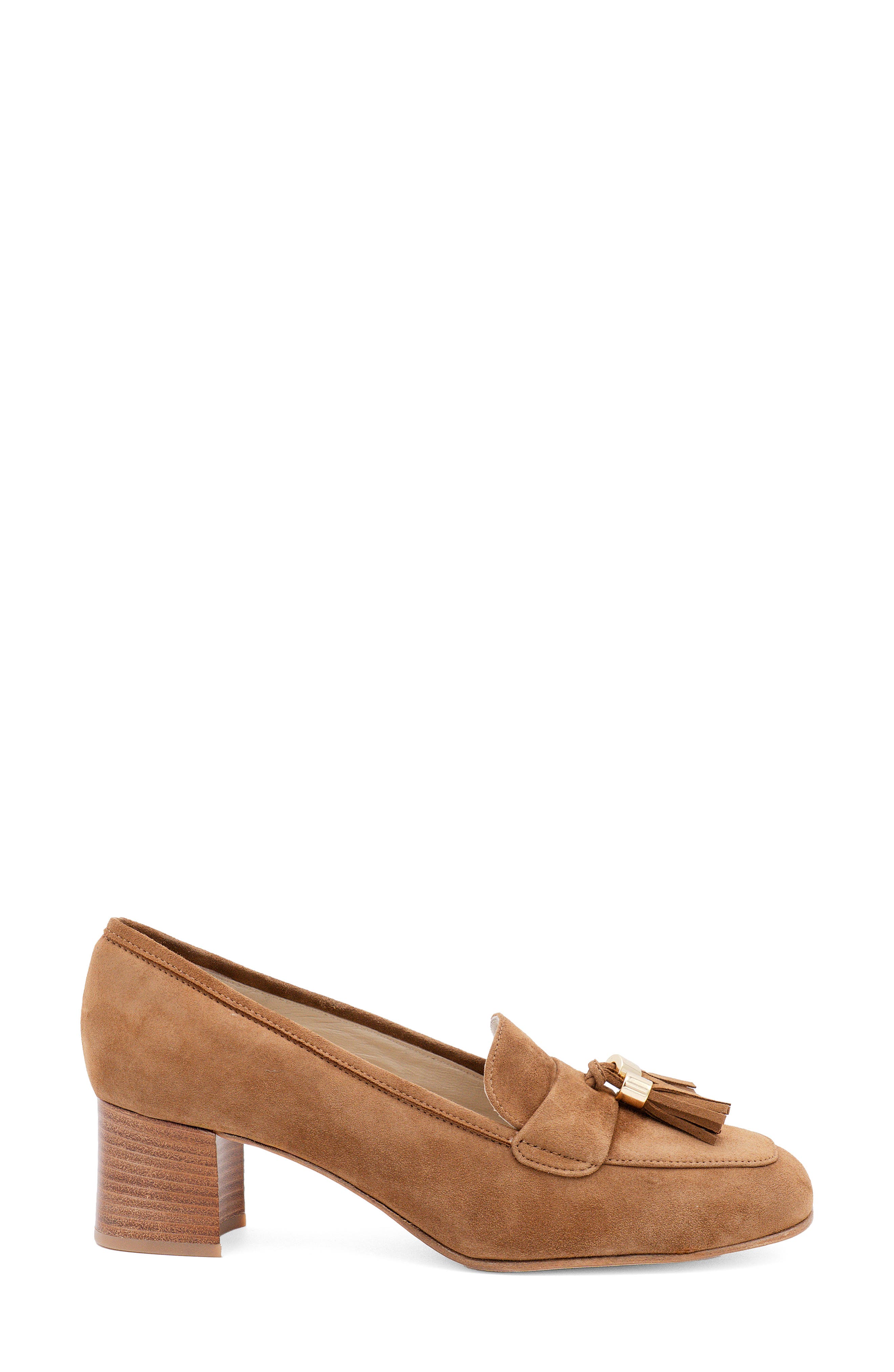 Balcanico Tassel Pump, Alternate, color, TOASTED SUEDE