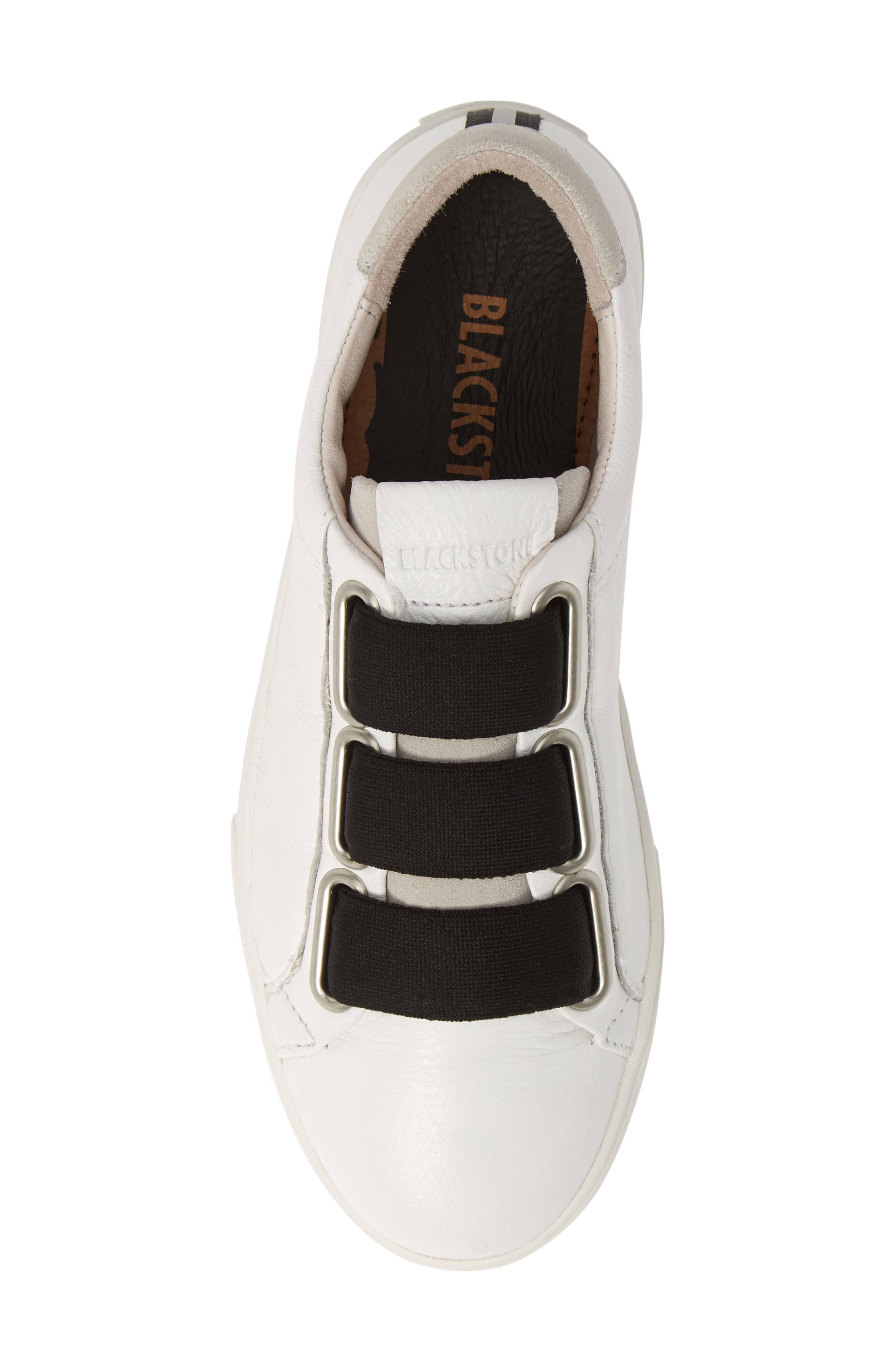 RL82 Slip-On Sneaker, Alternate, color, WHITE/ BLACK LEATHER