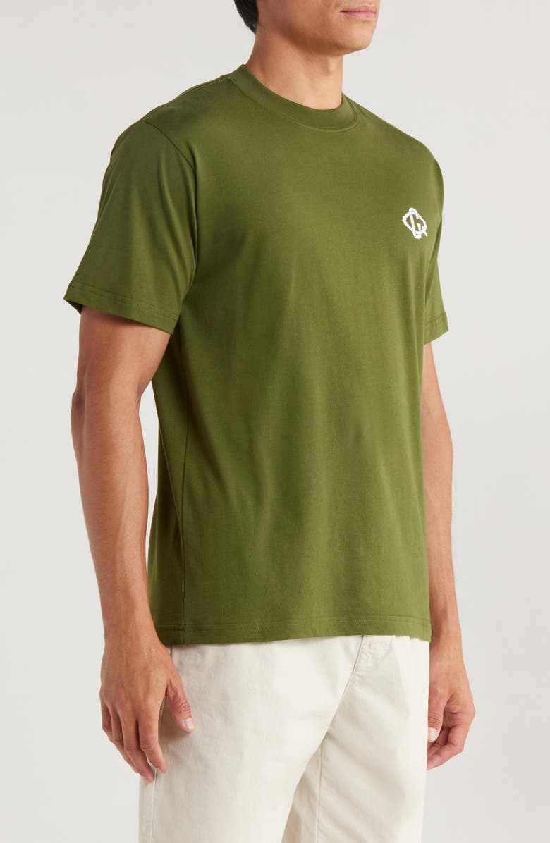 Quiet Golf Old Timers Logo Graphic T-Shirt, Alternate, color, Olive