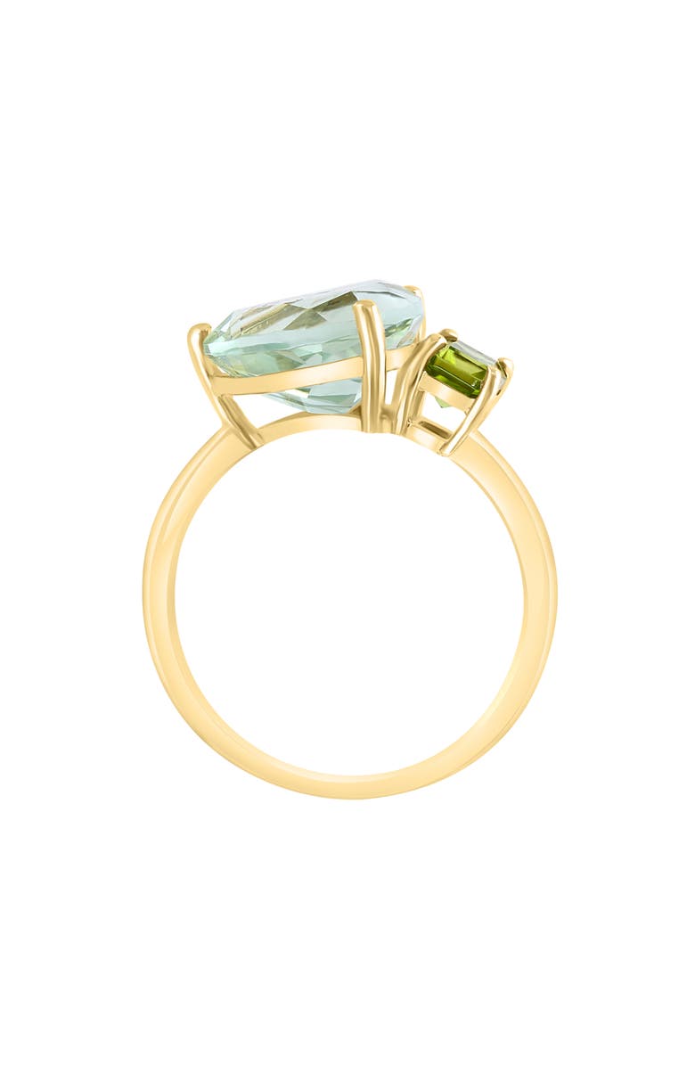 EFFY 14K Yellow Gold Green Amethyst & Peridot Ring, Alternate, color, Green