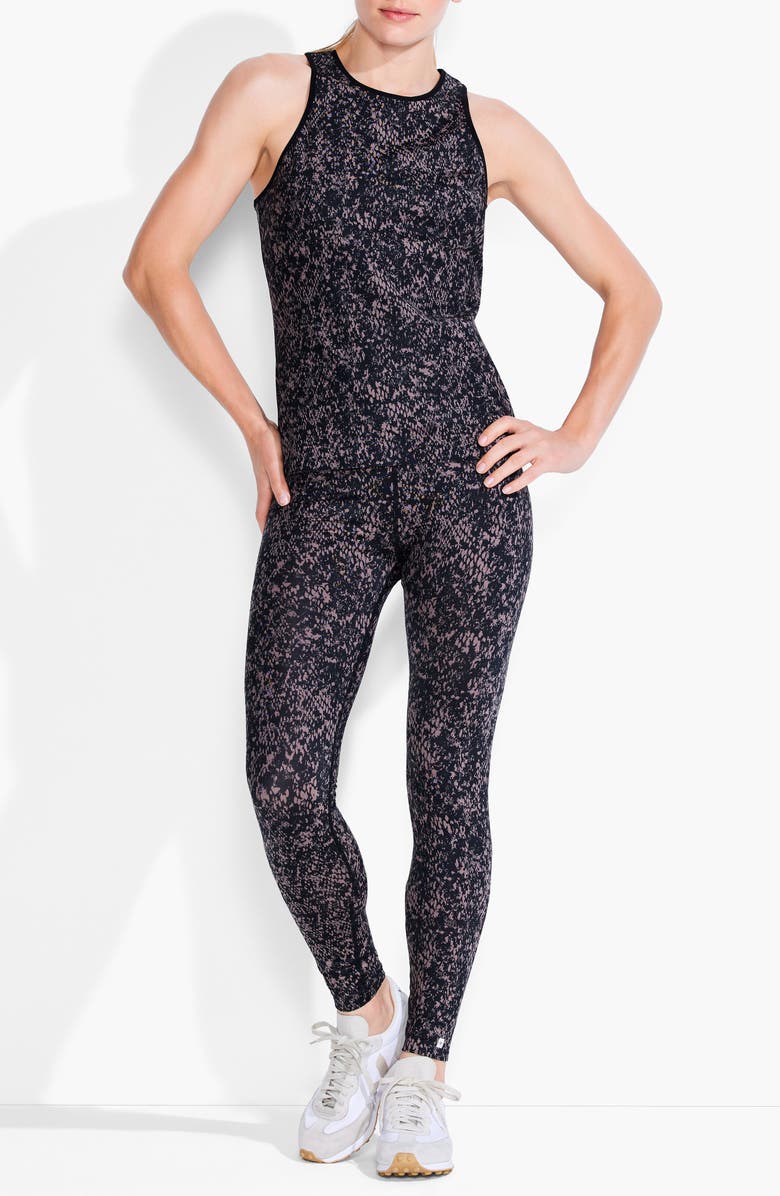 NIC+ZOE Animalia Print Racerback Tank, Alternate, color,