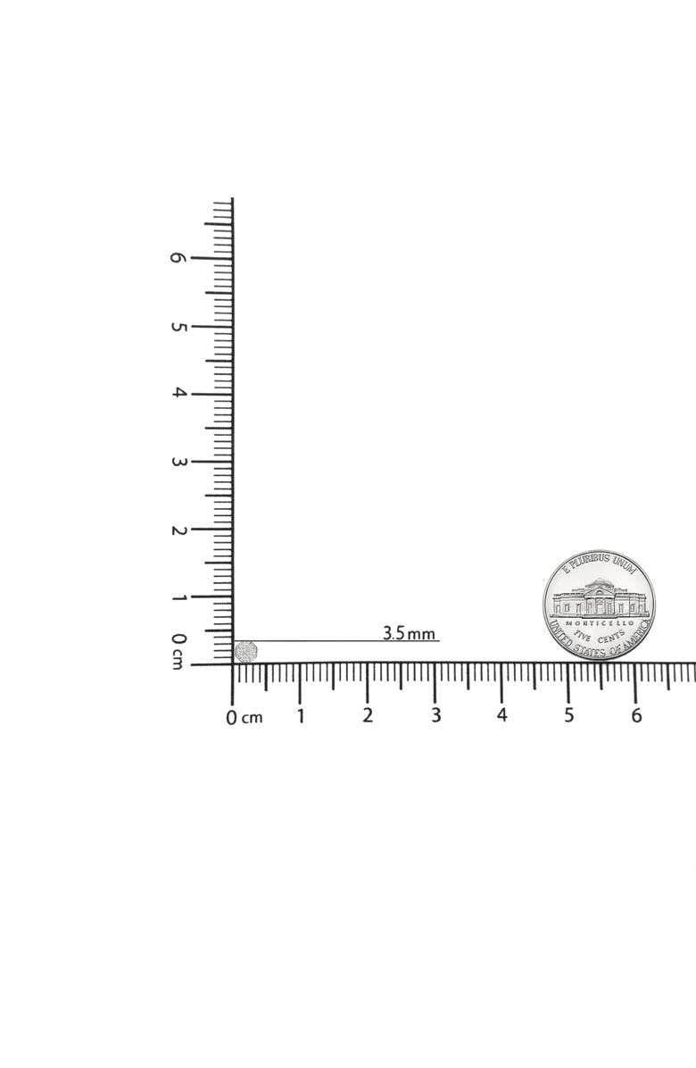 Haus of Brilliance 10K White Gold 7/8 Cttw Princess Diamond Composite Octagon Shaped Stud Earrings, Alternate, color, White