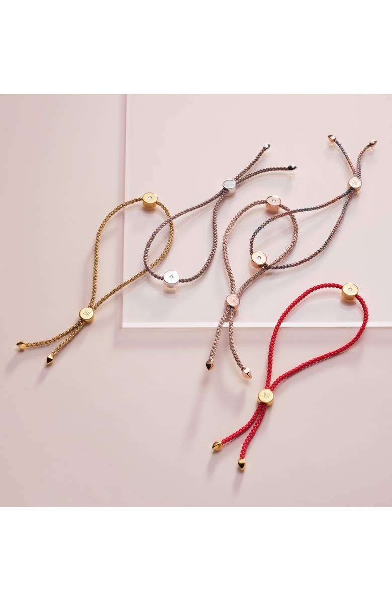 Monica Vinader Linear Solo Diamond Friendship Bracelet, Alternate, color,