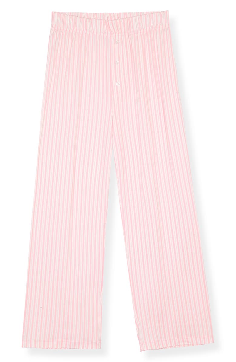 SLEEP ON IT Kids Pancake Time Graphic T-Shirt & Stripe Pajama Pants Set, Alternate, color, Pink
