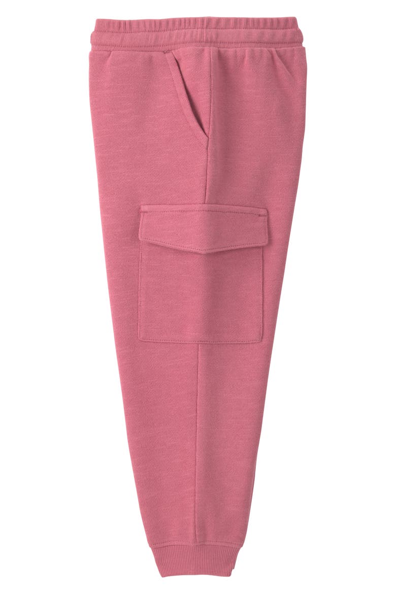 Kids' French Terry Cargo Joggers, Alternate, color, PINK