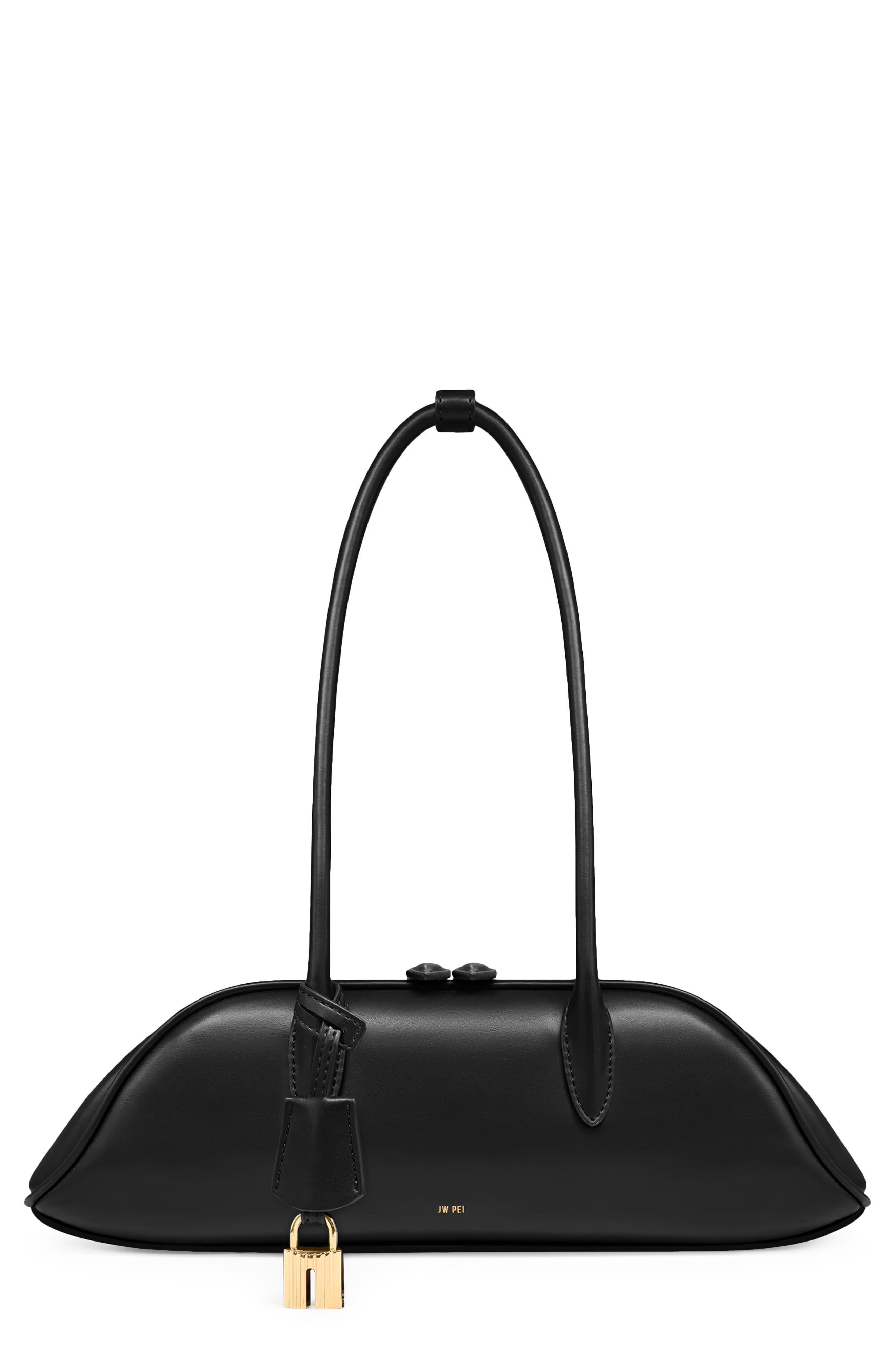JW PEI Zora Faux Leather Shoulder Bag, Main, color, Black