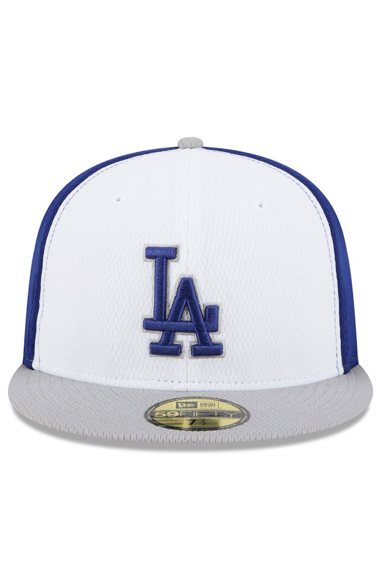 New Era Men's New Era Royal/Gray Los Angeles Dodgers 2025 MLB Clubhouse 59FIFTY Fitted Hat, Alternate, color, Royal