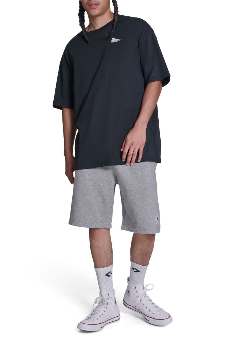 Converse Sneaker Patch Tee, Alternate, color, Converse Black