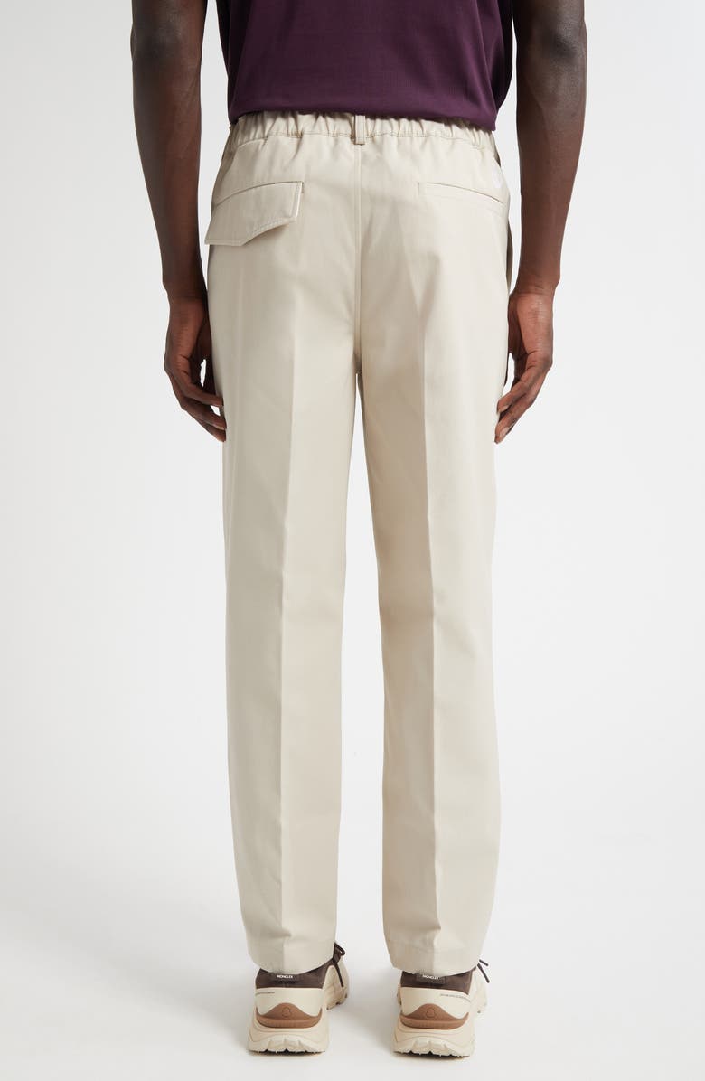 Moncler Tailored Gabardine Pants, Alternate, color, Intense Beige