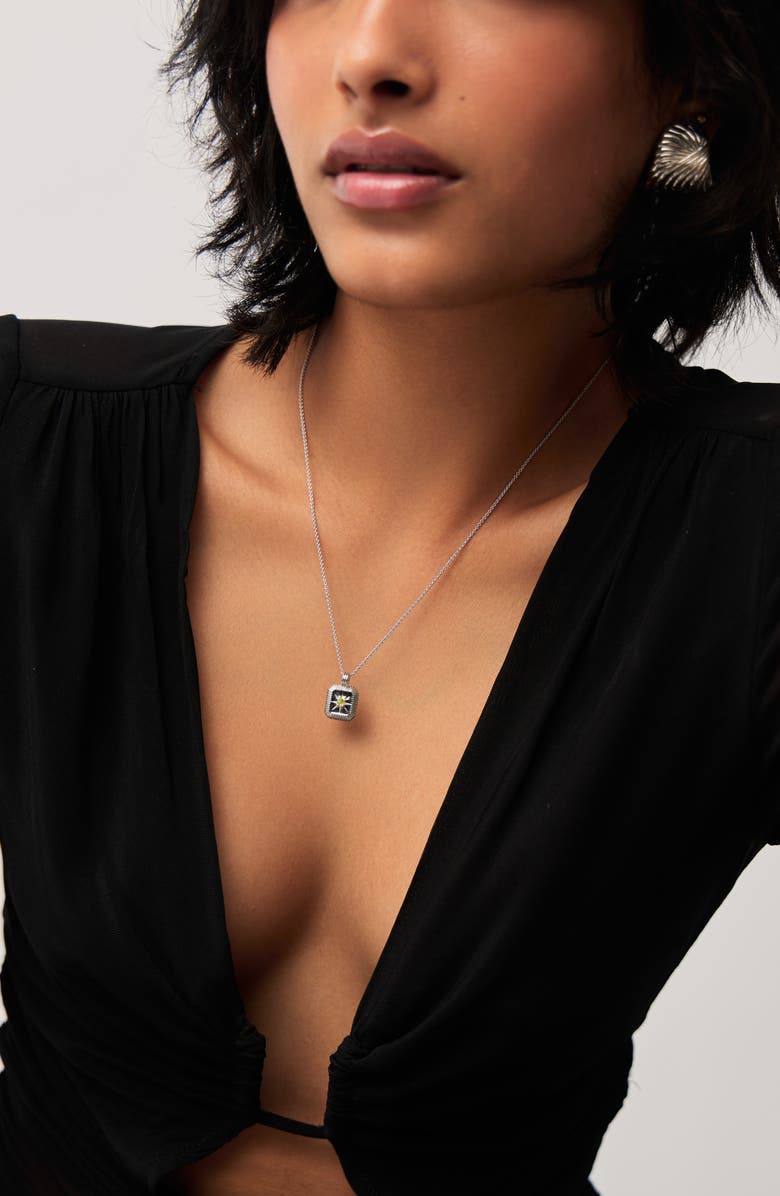 Missoma Ripple Stud Earrings, Alternate, color, Silver