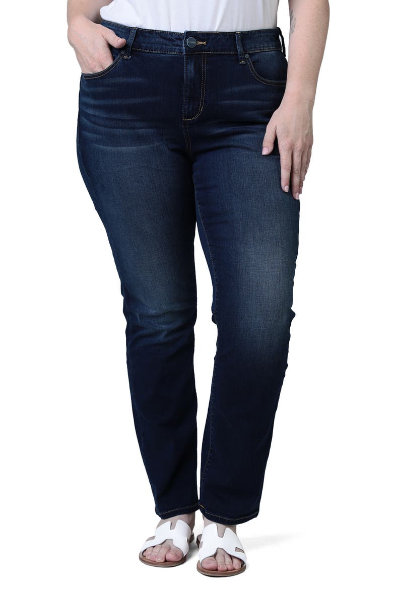 High Waist Straight Leg Jeans, Main, color, GABY