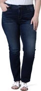 SLINK Jeans High Waist Straight Leg Jeans