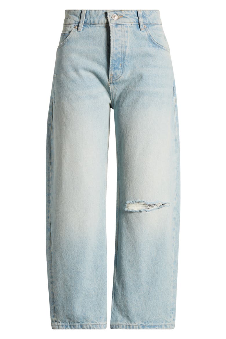 Deep Trance Low Rise Boyfriend Jeans, Alternate, color, BLEACHED OUT