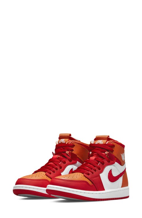 Air Jordan 1 Zoom Air Comfort High Top Sneaker (Women)