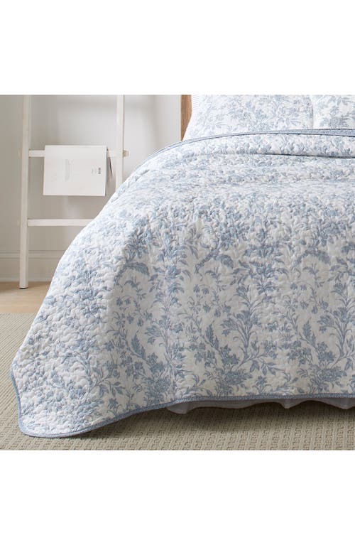 Laura Ashley Ashfield 3-piece Comforter & Sham Set In Soft Blue