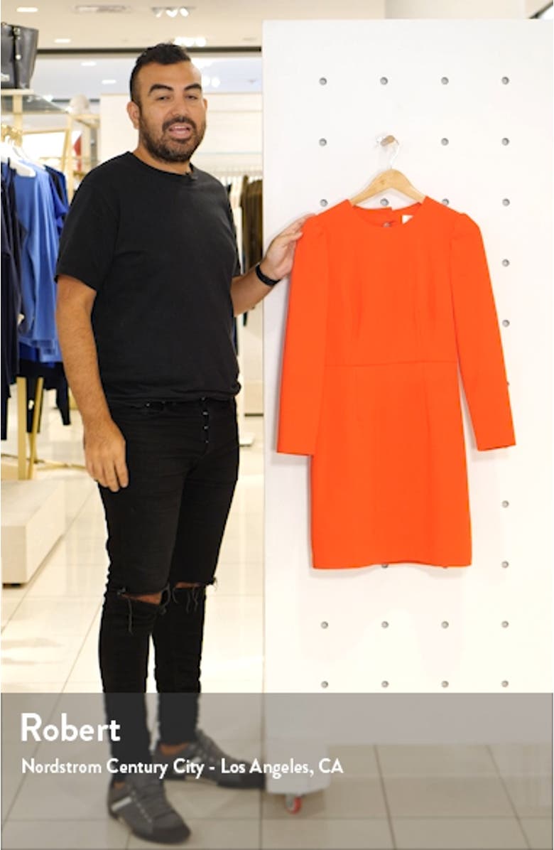 Long Sleeeve Bow Back Party Dress, sales video thumbnail