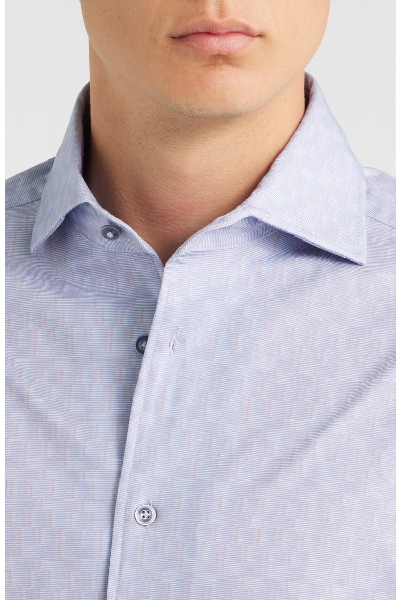 Devon OoohCotton Stretch Shirt, Alternate, color, ORCHID