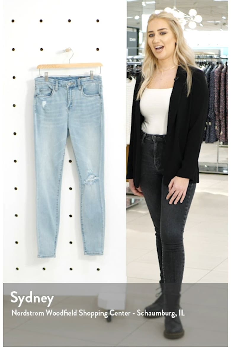 The Great Jones High Waist Ripped Jeans video