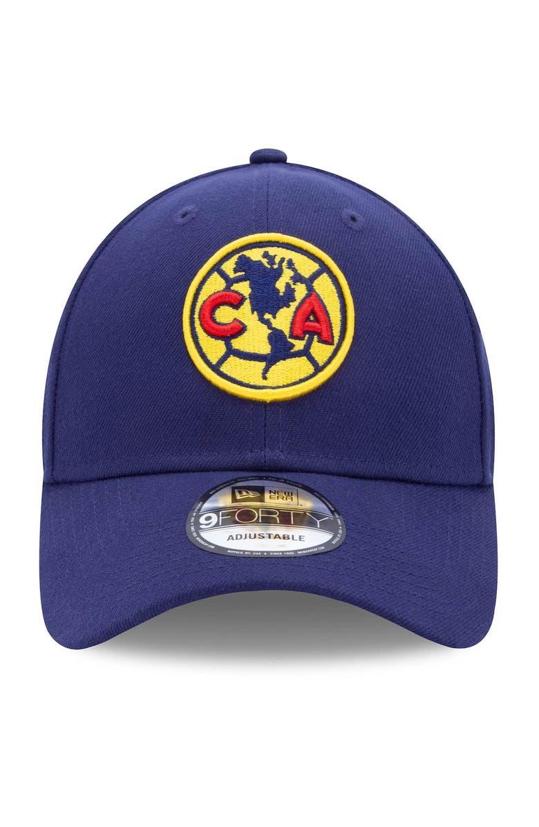New Era Men's New Era Navy Club America Basic 9FORTY Adjustable Snapback Hat, Alternate, color, 