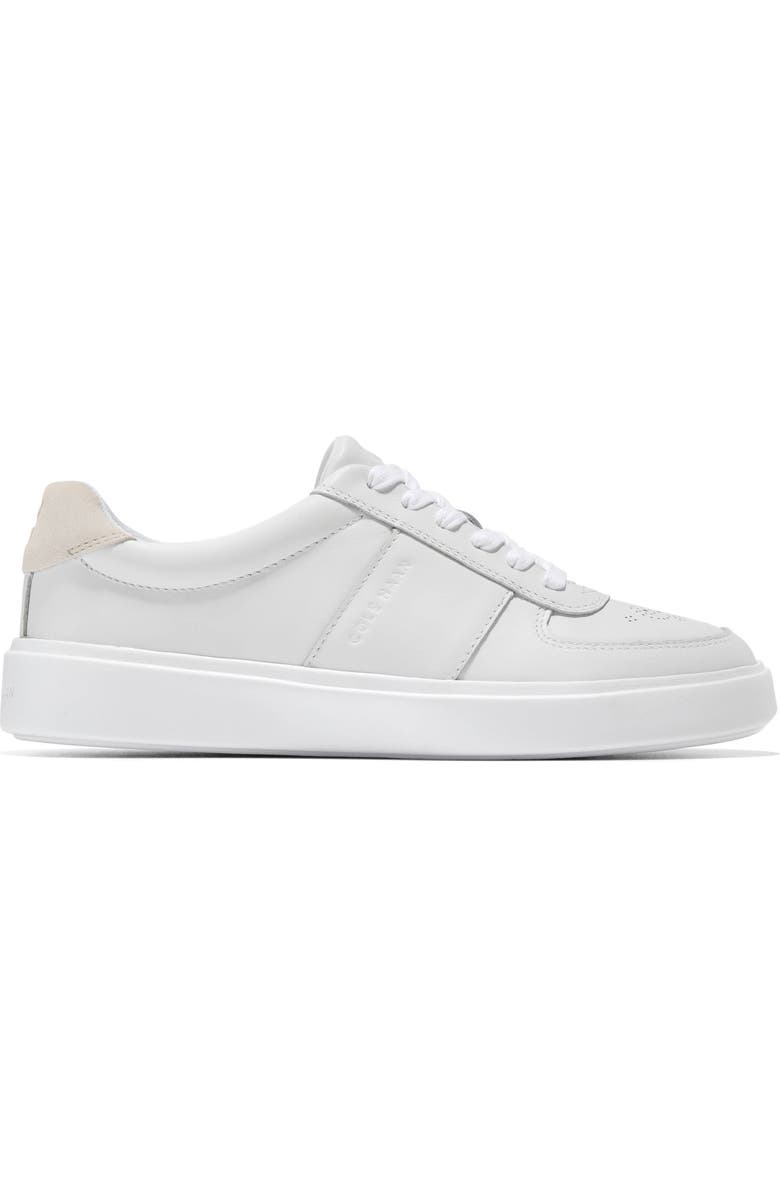 Cole Haan Grand Crosscourt Della Sneaker, Alternate, color, Optic White/ Silver Birch
