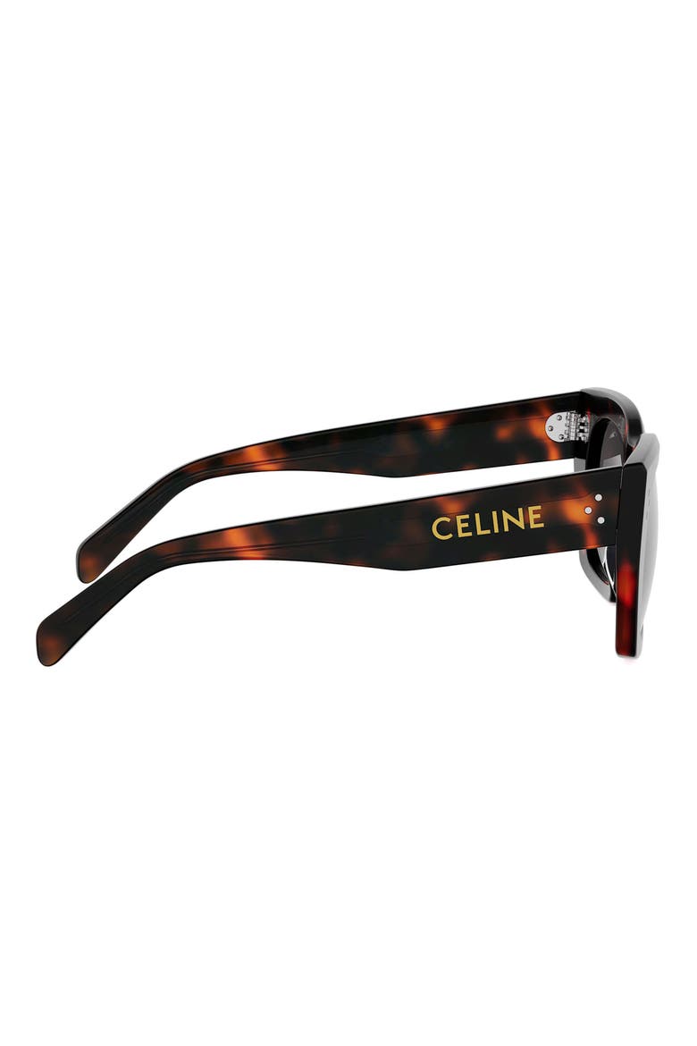 53mm Square Sunglasses, Alternate, color, DARK HAVANA / SMOKE