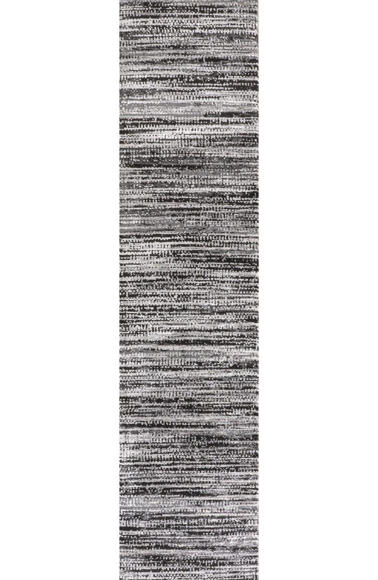 JONATHAN Y Lotus Modern Persian Floral Area Rug, Main, color, Black/Gray