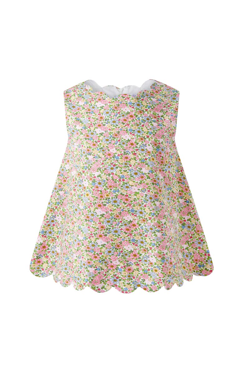 Rachel Riley Floral Scalloped Set, Alternate, color, Pink