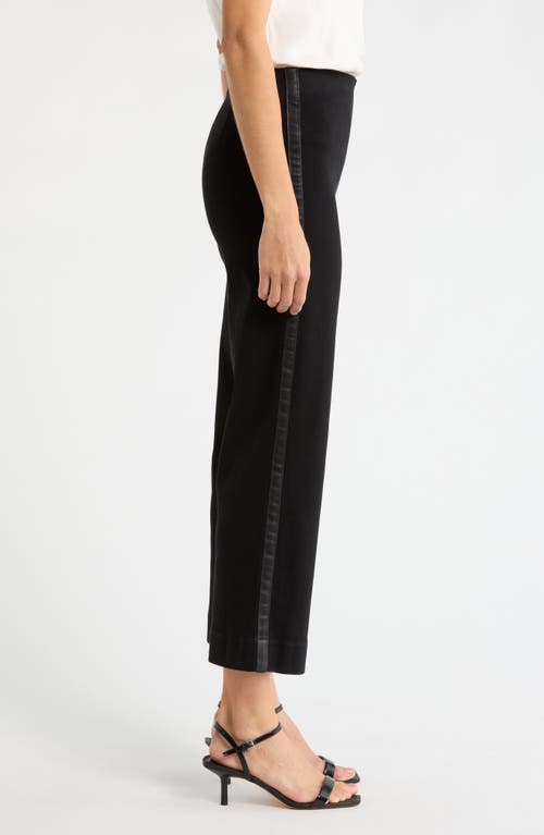 Frank & Eileen Westport Ankle Wide Leg Pants In Black
