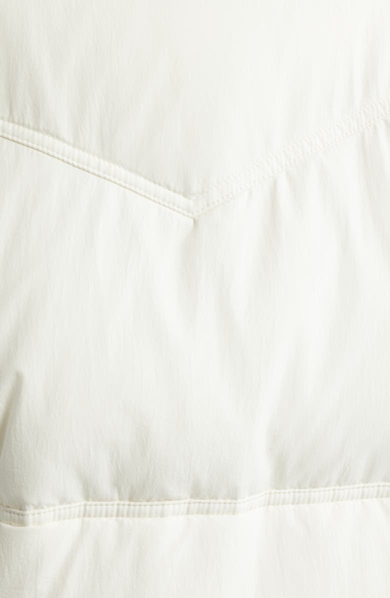 BOSS Orange Pajuna Faux Fur Lined Puffer Jacket, Alternate, color, Open White